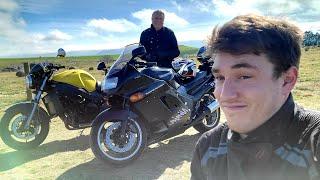 Kawasaki ZX-11 VS Honda X-11| Fathers Day Rumble!