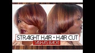 STRAIGHT HAIR + FIRST CORRECTIVE CUT | CharyJay