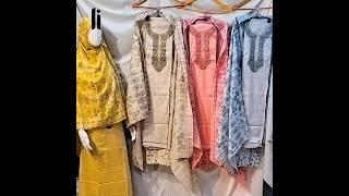 unstitched cotton suits | cotton suits with cotton dupatta | cotton suits #newcollection #fashion