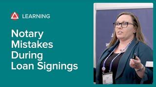 Avoid Notary Mistakes During Loan Signings