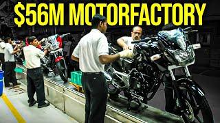 Inside India's $56M Motorfactory Producing The Bajaj Pulsar BY HAND!