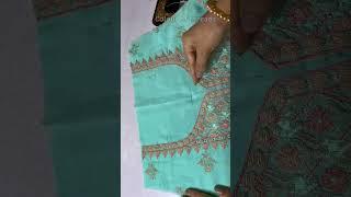 How to attach Lining to Readymade Neck kurti #sewing #colourofthreads #ytshorts