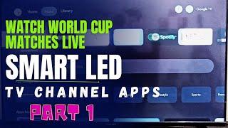 Tv Channel App on Smart Tv Play TV CHANNELS | PART 1