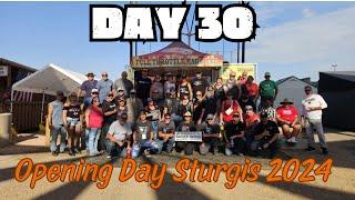 STURGIS 2024 OPENING DAY  On Our Harley Davidson Fatboys
