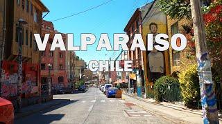 Valparaiso, Chile - Driving Tour 4K