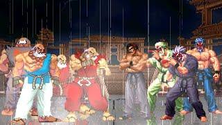 [KOF Mugen] Battle for Grand Master | Gouken vs Mr. Karate [ 4vs4 ]