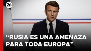  Advertencia de EMMANUEL MACRON | "RUSIA es una AMENAZA para toda EUROPA"