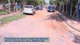 Moradores de Ubarana pedem por asfalto em rua esquecida pela prefeitura