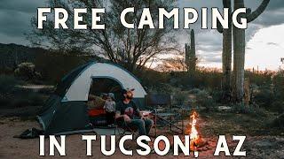 FREE Camping in Tucson, Arizona - Escape into the Saguaro's!