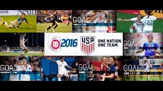 USWNT - Top 10 Goals of 2016 (EXTENDED CUT) - ALL Replays, Calls & Angles - AMAZING COMPILATION