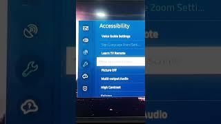 Turn off tv display and listen  music background in your samsung tv