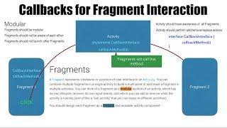 Fragments - Part 10, Callbacks for Fragment interaction