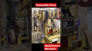 Pneumatic Press in Action #mechanical #mechanicalengineering #trending #technology #press #machine