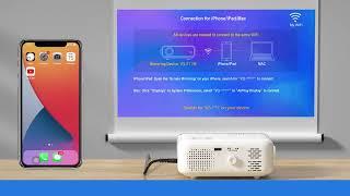 V3 - How to connect to iPhone/iPad? - VOPLLS WiFi projector