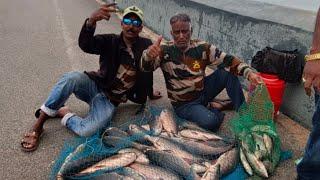 feeder fishing videos | rohu machhali pakdana | konda pochamma dam | like share comment