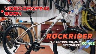 The cross-country specialist ROCKRIDER XC402 details video will drop soon.