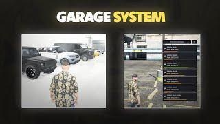 [ESX/QB] FIVEM ADVANCED GARAGE SCRIPT V2 | PREVIEW | FREE