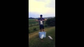 Adam McQuaid does the ice bucket challenge