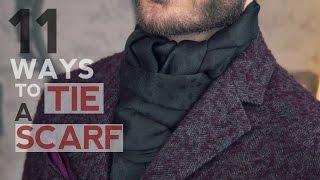 How To Wear a Scarf  - 11 WAYS TO TIE A SCARF FOR MEN BY DANIEL ESSA