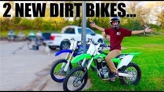 NEW BIKE REVEAL!!! 2 New Dirt Bikes...