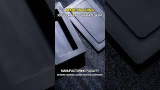 Made in China XRD Graphite Boat Manufacturing Facility Sintered Cemented Carbide Graphite Component