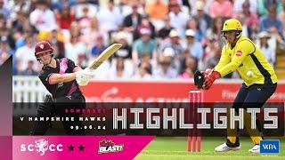 HIGHLIGHTS: Somerset smash 241/5 in a T20 against Hampshire 