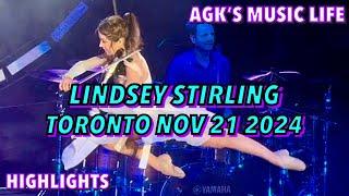 Lindsey Stirling : Toronto Nov 21 ‘24 : Snow Waltz Tour #lindseystirling