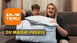 ATVYKO TEMU PREKĖS!. IŠPAKAVIMAS IR APŽIŪRA. Мūsų pirmasis TEMU Mega Haul.