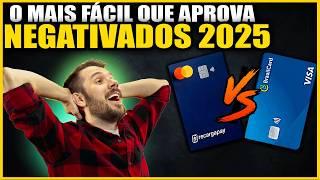 Cartão RecargaPay ou BrasilCard Visa: Qual deles APROVA mais NEGATIVADOS? Melhor Opção [2025]