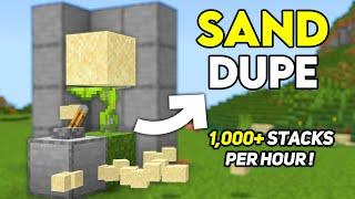 BEST WORKING SAND FARM in 1.21 Minecraft Bedrock !