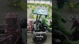 mini diy tractor most creative tomato farming | radha krishna project #diytractor #cultivating #diy