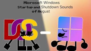 Windows Startup and Shutdown Sounds: August '24