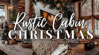 Rustic Cabin Christmas: How to Create a Cozy, Woodsy Wonderland with Timeless Holiday Decor Ideas 🪵