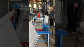 Kirby style standing seam 360 roof panel machine #rollformingmachine #metalforming #metalworking