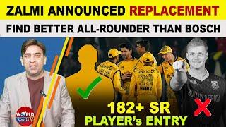 Peshawar Zalmi announces replacement of Corbin Bosch for PSL 2025 | Zalmi find better option
