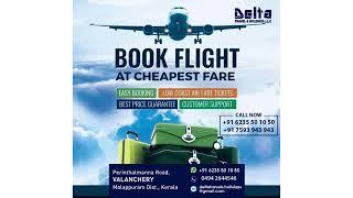 Book flight at cheapest fare by Delta Travel & Holidays