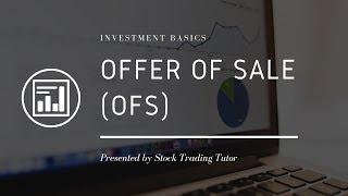 OFS: Offer For Sale - Investment Basics |Fundamental Research|IPO|NSE|BSE|Nifty|Sensex|