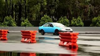 Skid control at Queenstown raceway !! (Gated Garage Media)