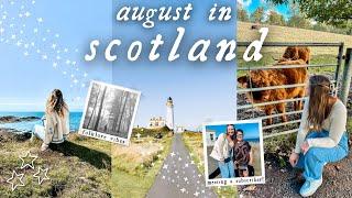 salt air in scotland  meeting a subscriber, folklore vibes, visiting family & highland coos!!