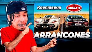 RDJavi Reacciona a Koenigsegg Jesko vs Bugatti Chiron de Carwow