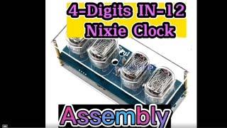 4 Digits IN-12 Nixie Clock China assembly