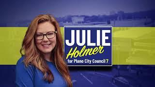 The Plano Firefighters Association endorse Julie Holmer for Plano City Council, Place 7.