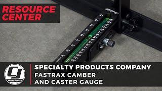 Specialty Products Company: FasTrax Camber and Caster Gauge