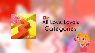 Dancing Line - All Love Levels Categories (4K Gameplay)