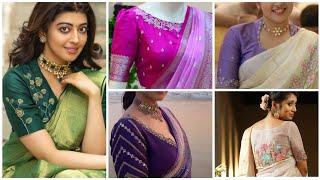 25 Latest Blouse Designs For Silk Sarees 2024|| Silk Saree Blouses 2024||#Latest Blouse Designs 2024