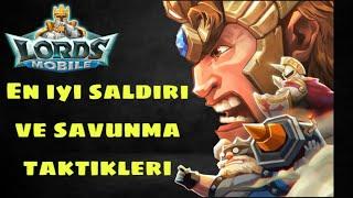 Lords mobile | en iyi saldırı ve savunma taktikleri 2023