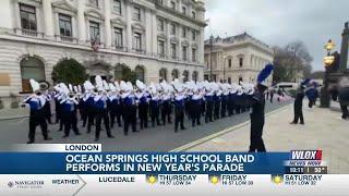 Ocean Springs Blue-Grey Pride takes to the streets of London for New Year's Day parade