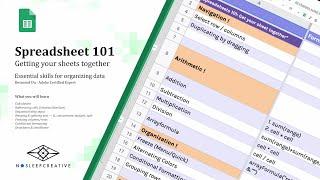 Spreadsheets 101: Getting your sheets together