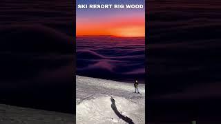 Ski Resort Big Wood in Russia  #shorts