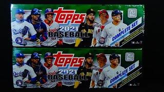 2021 Topps Baseball Complete Walmart Factory Set Break! 1 in 3 Parallel Set!